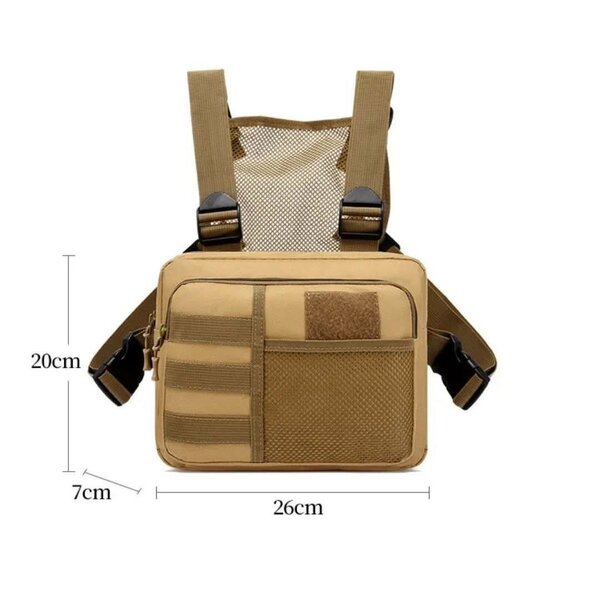 Sac Tactique à Poitrine Multifonction