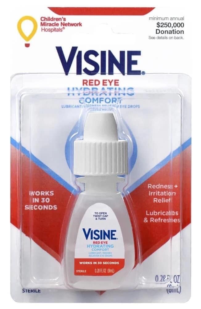 VISINE ORIGINAL fini les yeux rouge