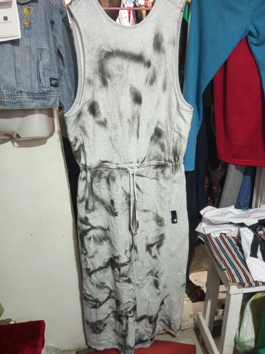 Robe longue tie-dye élégante