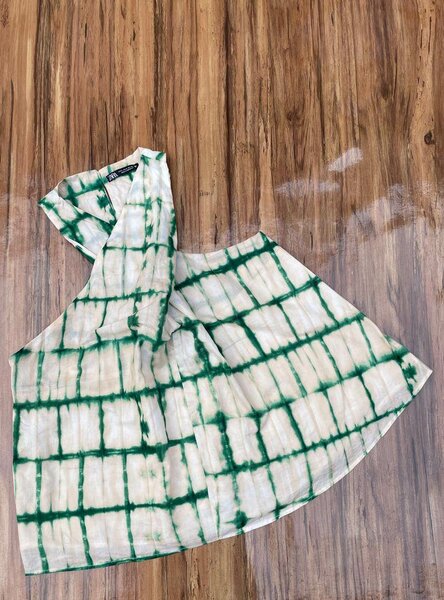 Printed halter top