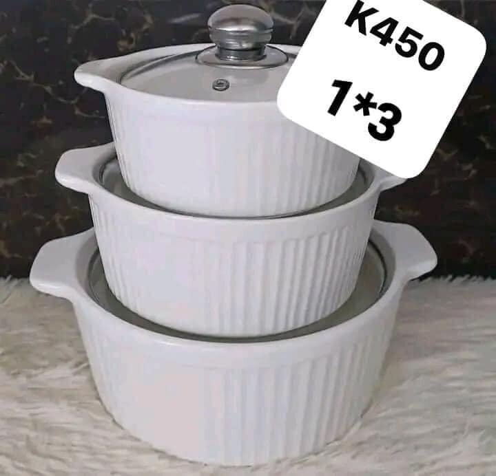 Set of Pots 1x3