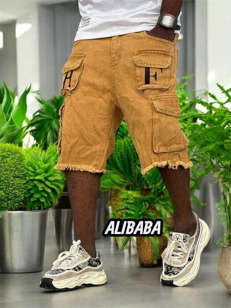 Shorts cargo homme en coton