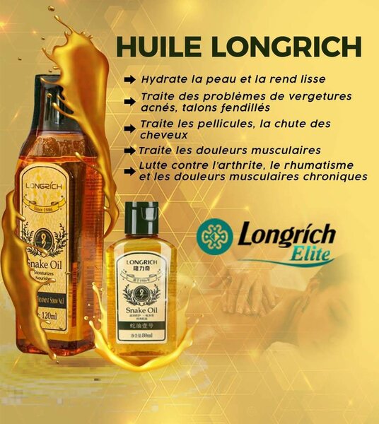 Huile de Serpent Longrich 80ml