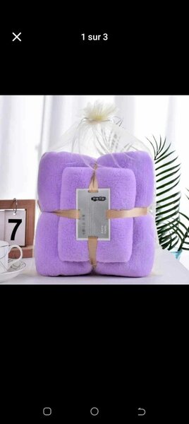 Serviette douce 2an 1