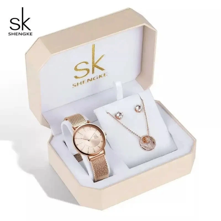 Ensemble Montre et Bijoux Chic