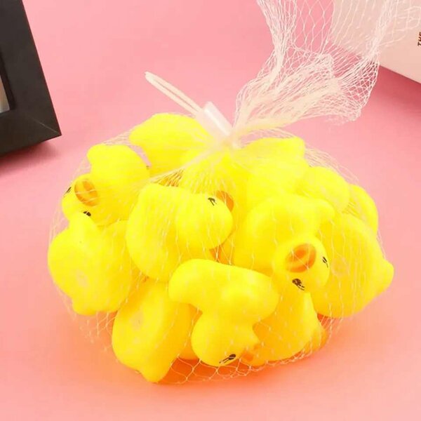 Set de canards de bain jaunes