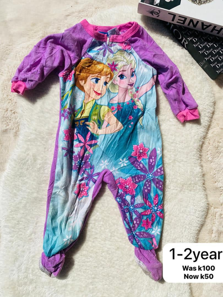 Romper violet bleu