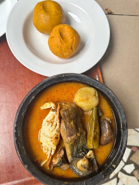 Foufou et sauce