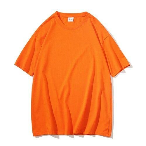 T-shirt orange unisexe
