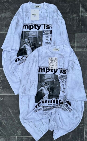 T-shirt oversize imprimé unisexe
