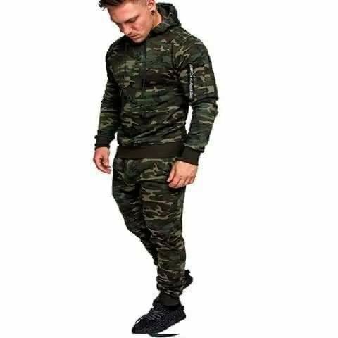 Camouflage vert , blanc-noir,