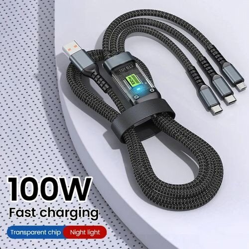 Câble De Charge Rapide 3 En 1