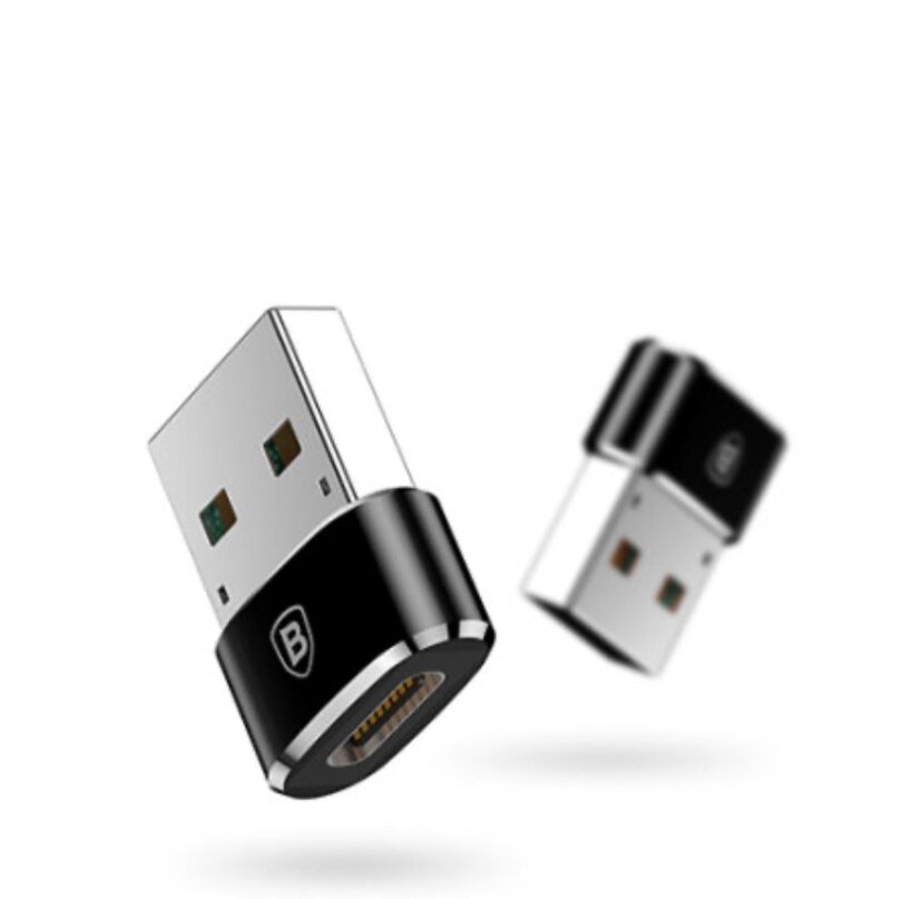 Adaptateur Baseus De USB Type-C Vers USB Noir