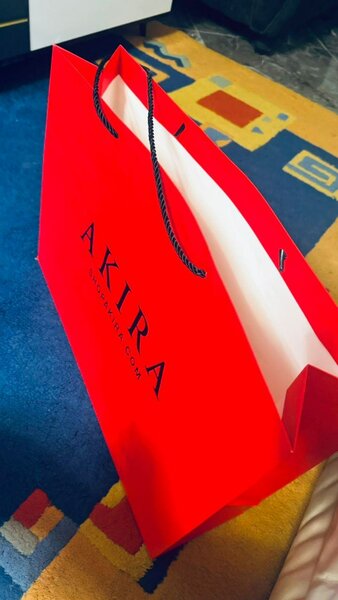 Coloured paper bags