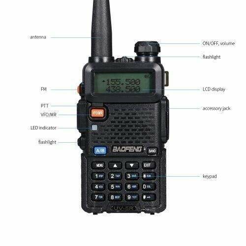 Talkie-walkie 10km Baofeng