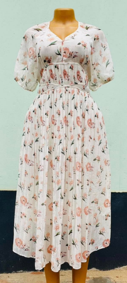 white dress, size M