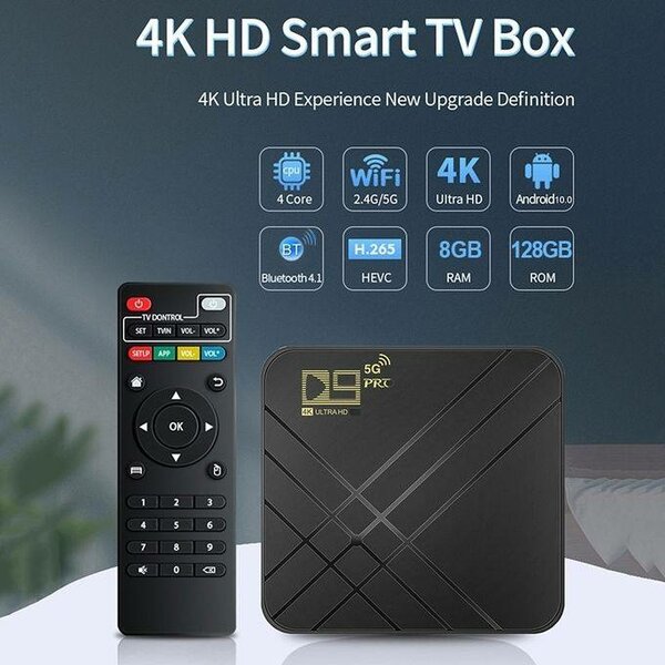 Android TV Box 128GB 8GB RAM