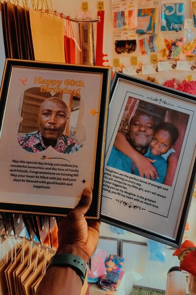 A4 frames/souvenir as gift