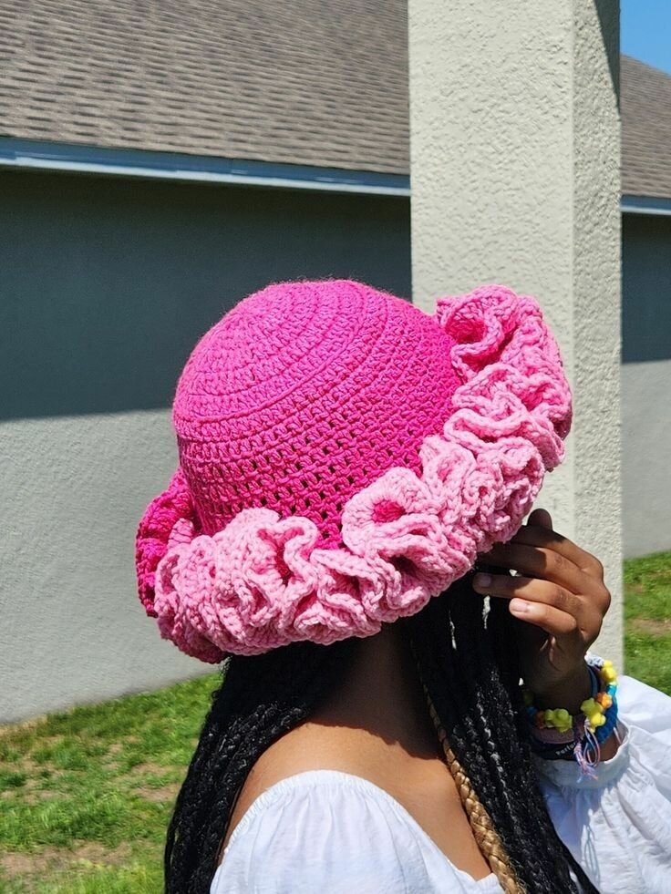Ruffled hats