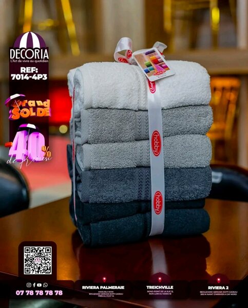 Serviettes Douces Multi-couleurs
