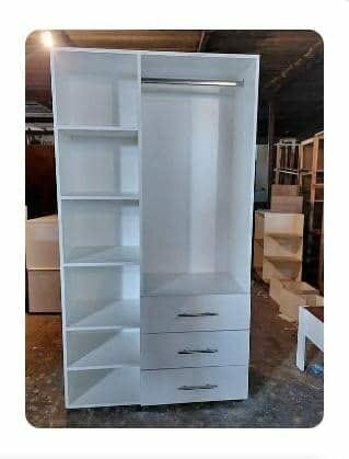 Open wardrobe