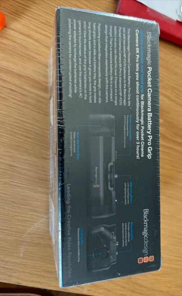 BlackMagic P Batterie Pro Grip