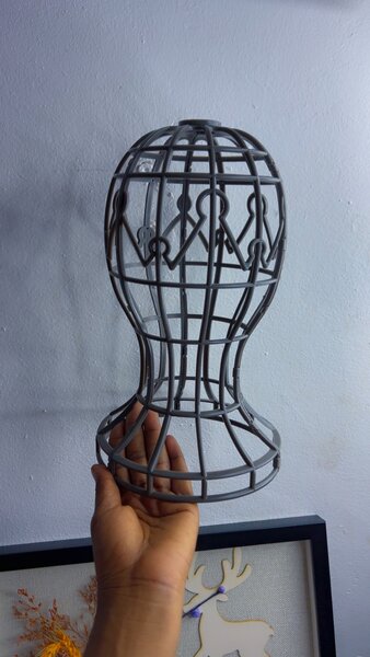 Plastic wig stands