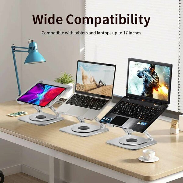 360º Rotatable Metal Laptop Stand
