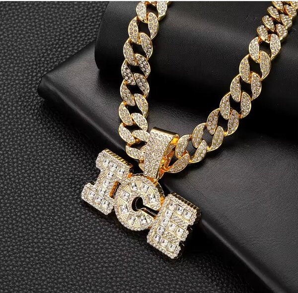 Collier Pendentif ICE Doré