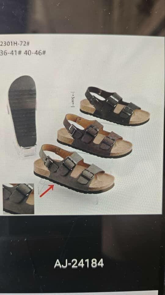 Sandales et tangs