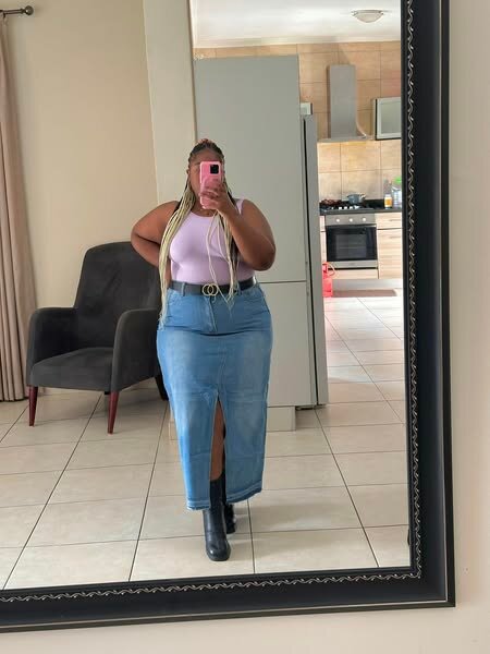 Denim skirt