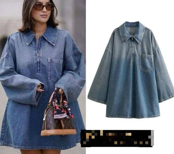 Robe en jeans