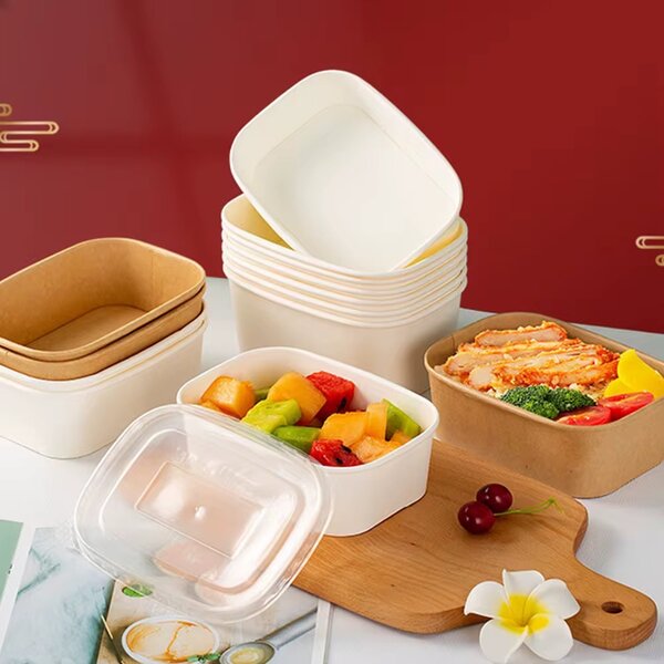 ECO KRAFT PAPER DISPOSABLE BOWLS