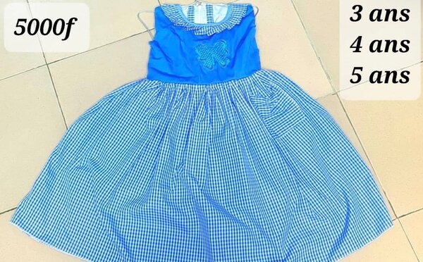 Robe fillette jardin 3-5 ans
