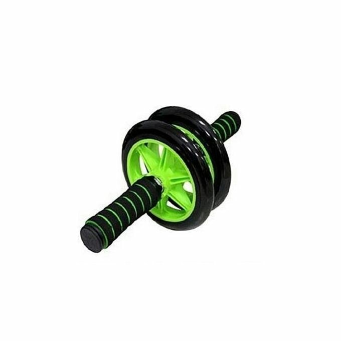 Ab Wheel-Exercice Total Du Corps- Roue Pour Exercice Abdominale - Noir/Vert