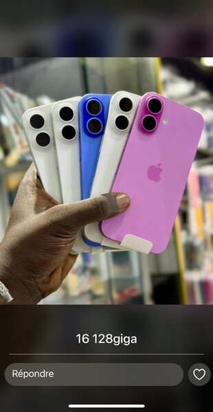 iphone 16 128 giga quasi neuf