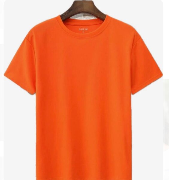 T-shirt basique orange vif