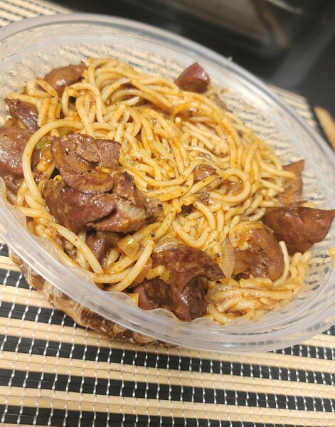 Spaghetti au rognon