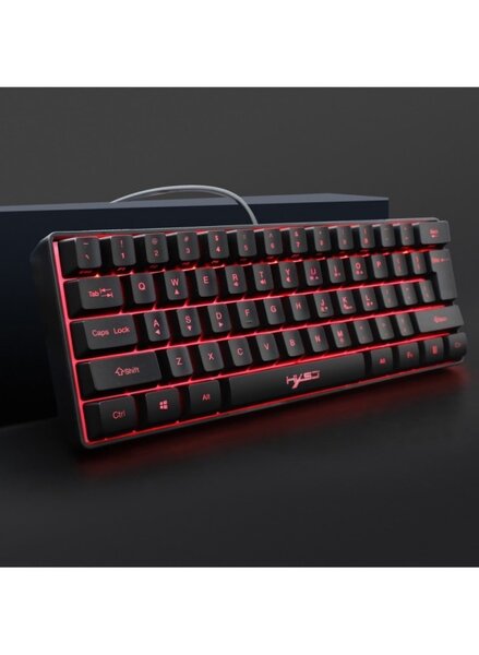 61 keys USB Wired Gaming Keyboard with C