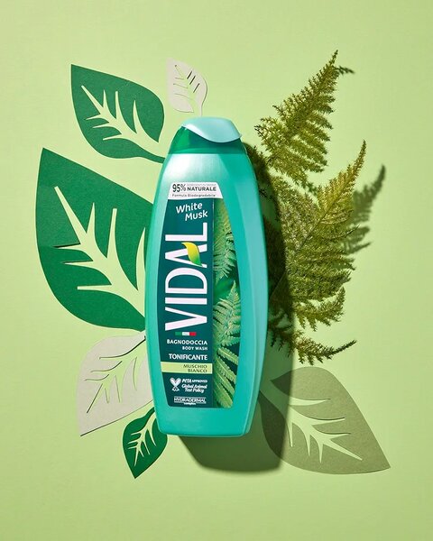 Vidal shower gels
