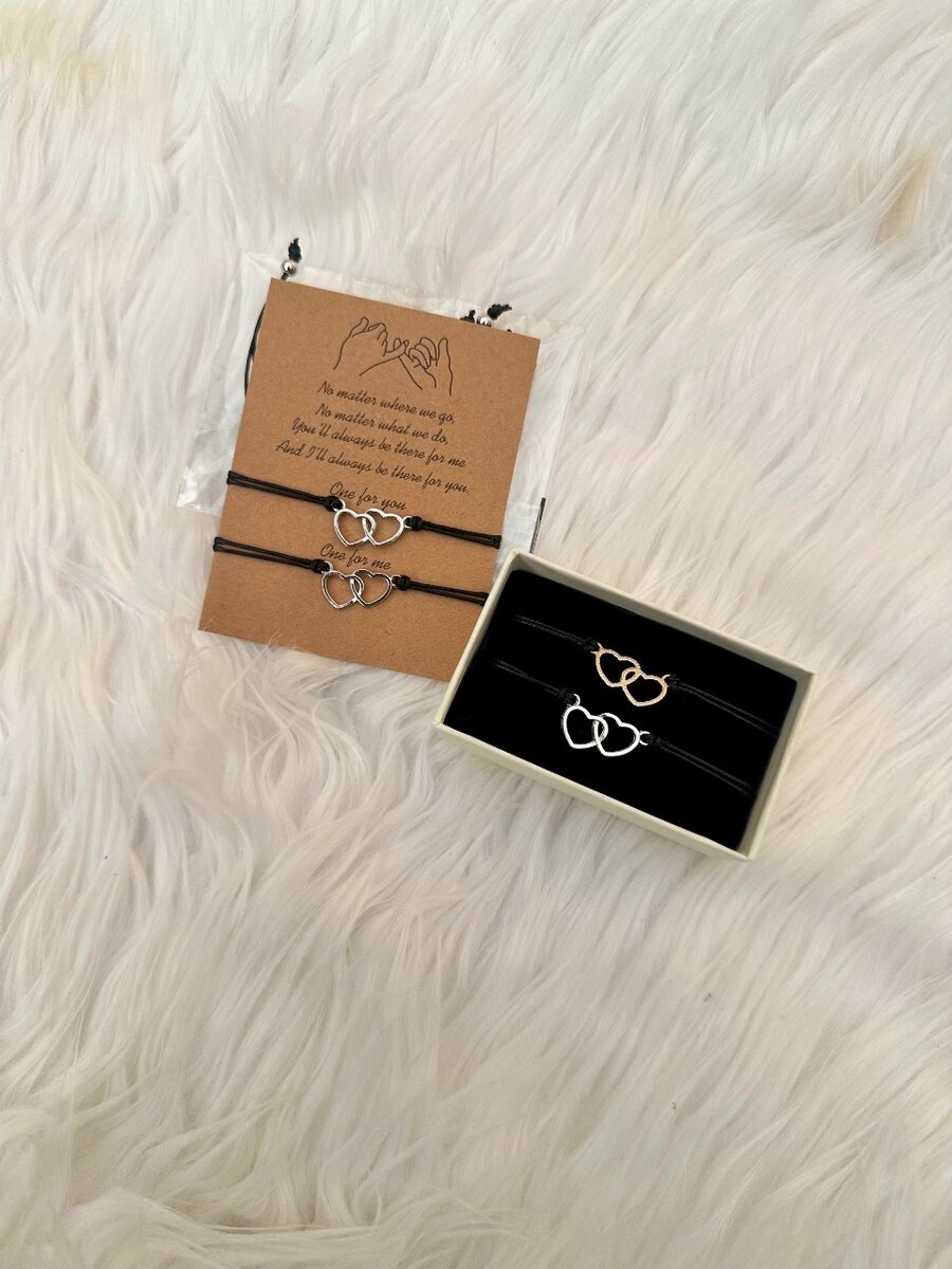 Bracelets de promesse cœur