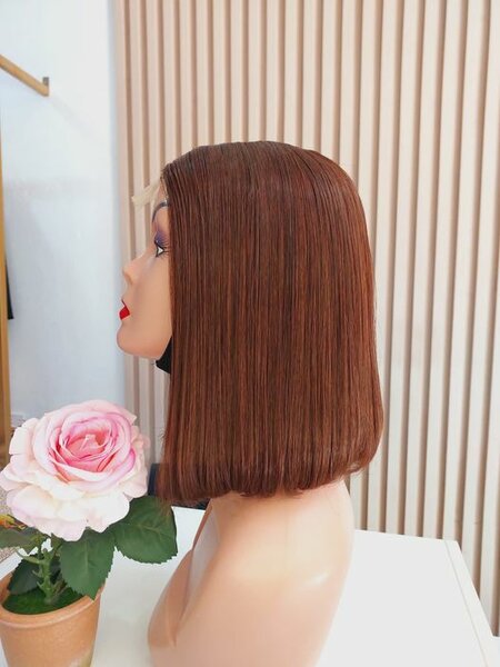 Women's wig red