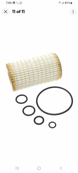 Benz oil filter