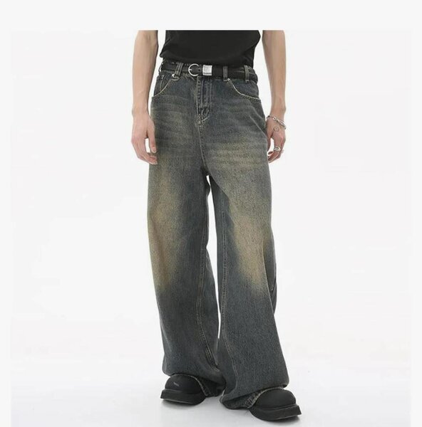 Jeans baggy flare