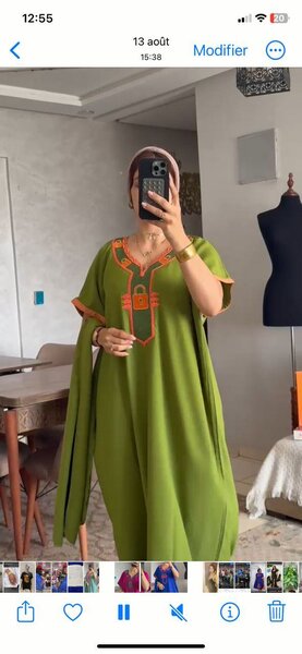 Robe Caftan Chic Femme