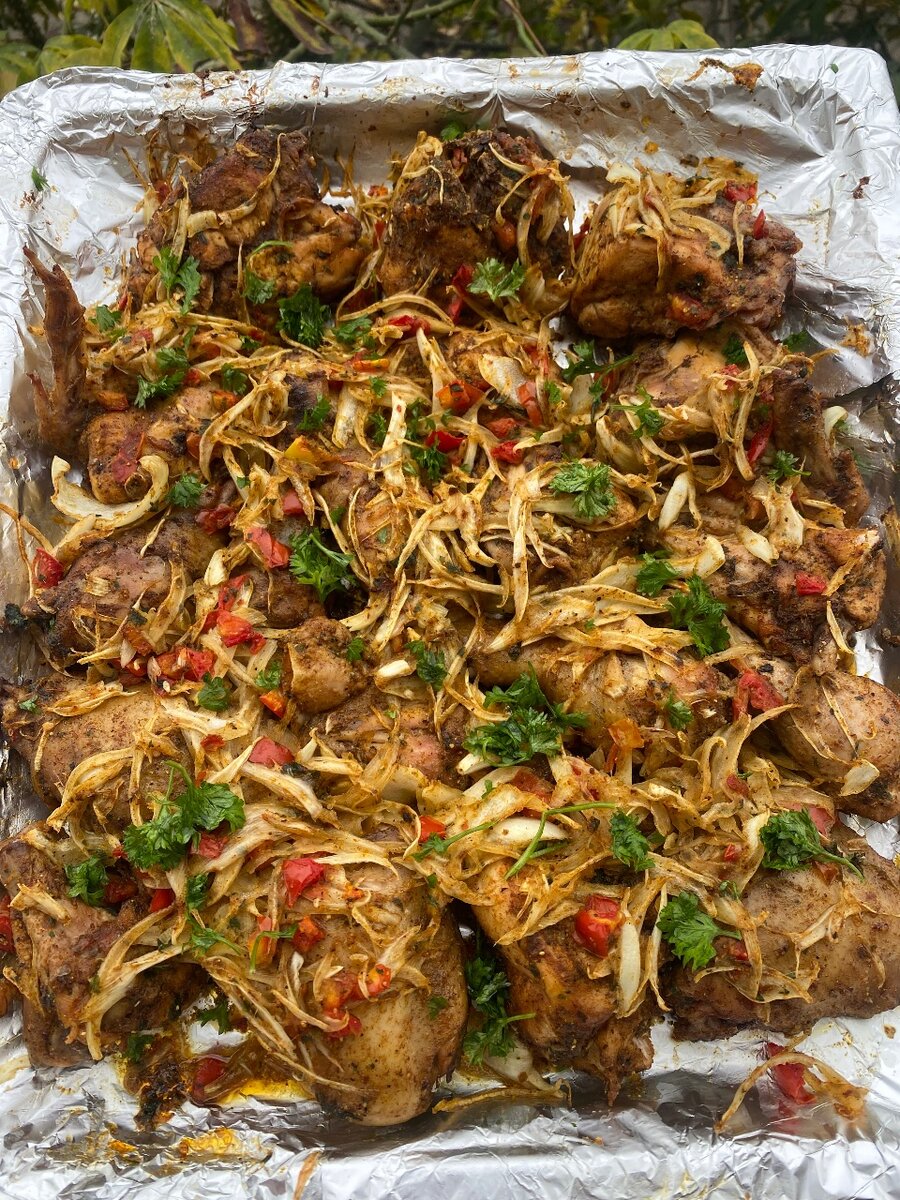 Poulet au four