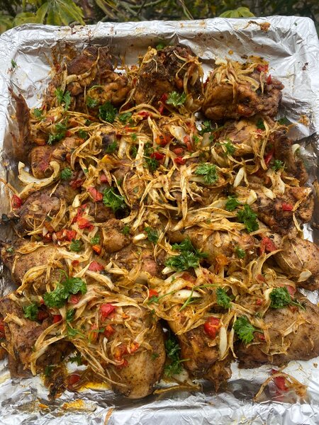 Poulet au four