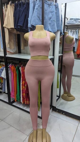 Ribbed leggings