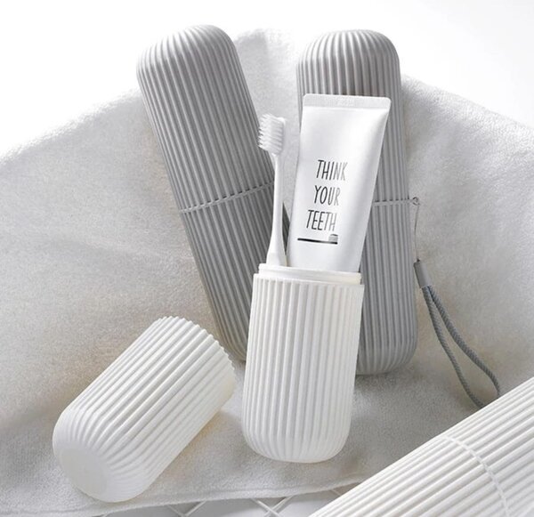 Travel mouthwash cup
