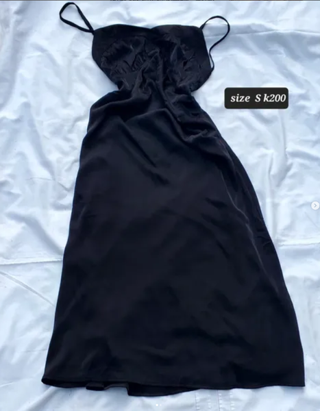 black dress